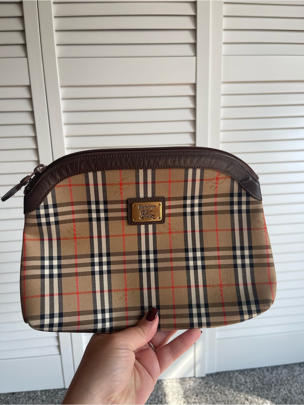 Authentic Burberry clutch/pouch